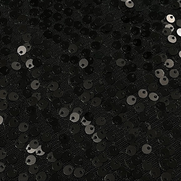 Axcess size medium black with sequins on front, solid black on back tank top - Picture 5 of 15